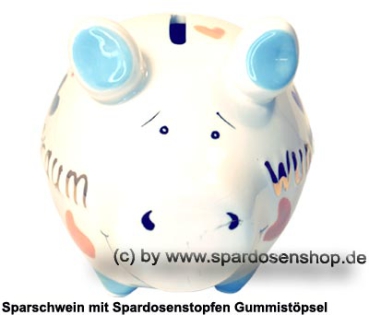 Preview: Sparschwein Kleinsparschwein 3D Wunschtraum Goldedition Keramik B
